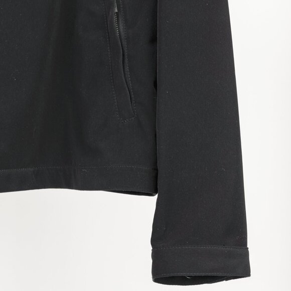 Armani Collezioni Black Water-Repellent Hidden-Hood Jacket - Picture 5 of 13